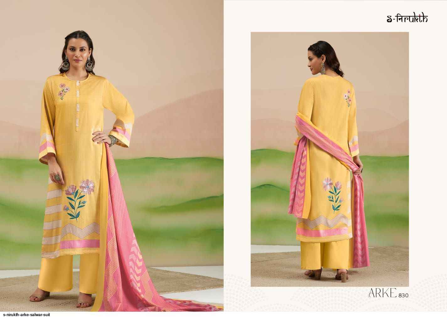 S Nirukth Arke Cotton Dress Material 8 pcs Catalogue