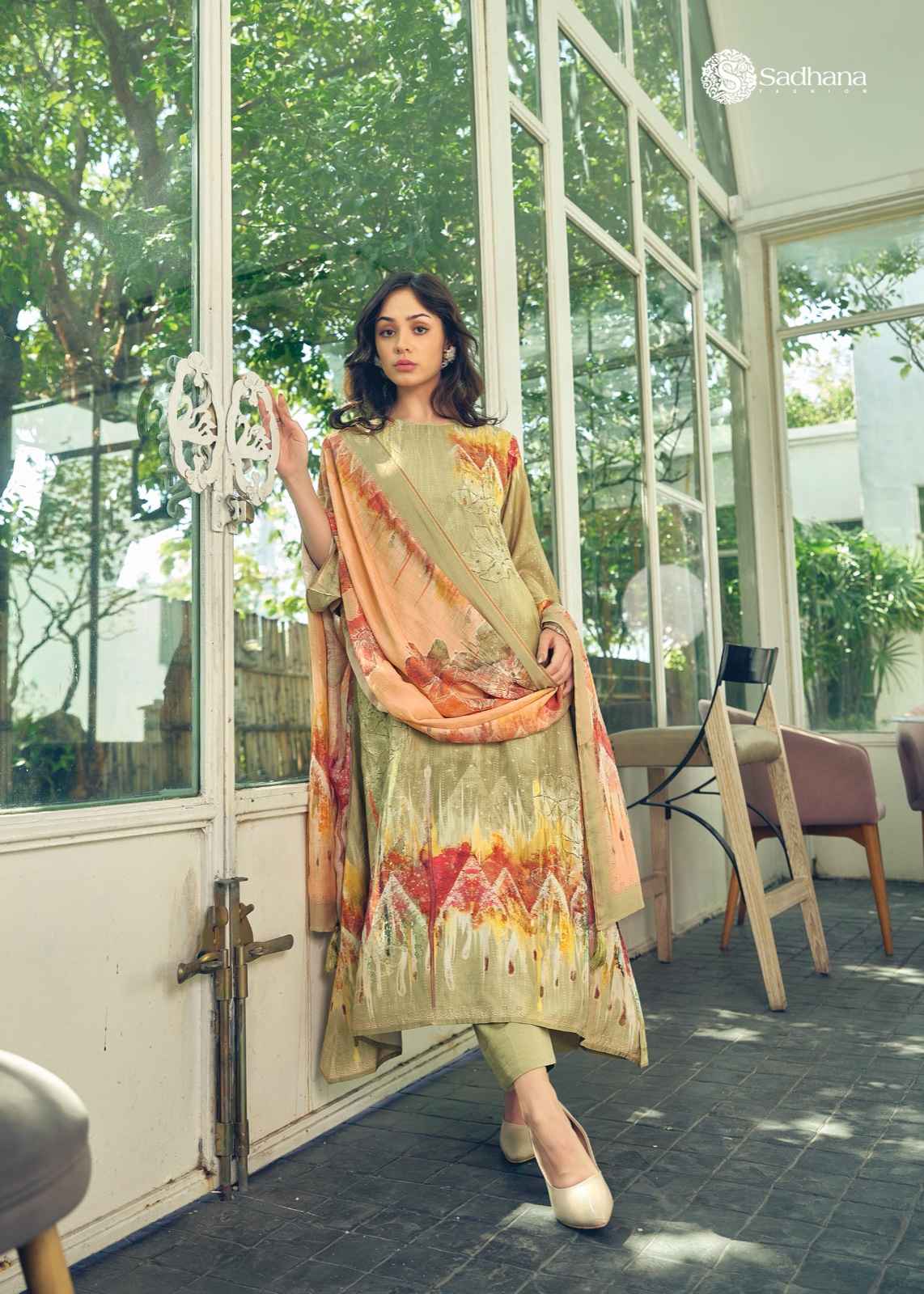 Sadhana Fashion Akali Pure Muslin Silk Dress Material (8 Pc Catalog)