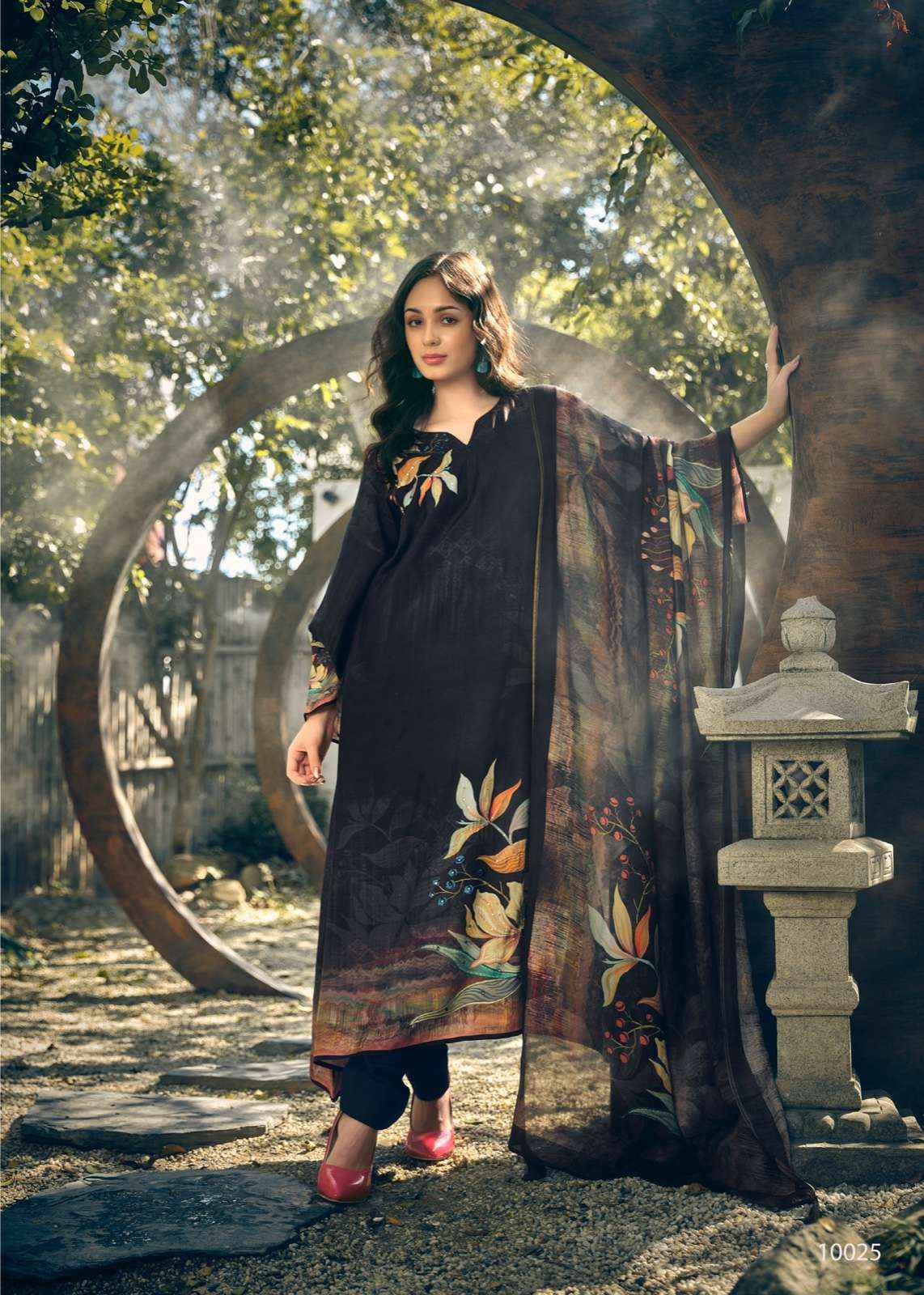Sadhana Fashion Minerva Muslin Silk Dress Material 8 pcs Catalogue