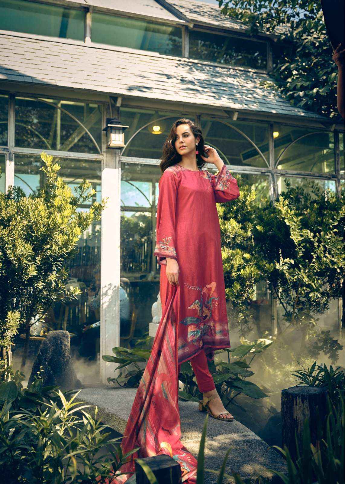 garden silk dress material Belliza Mughal Garden Vol 2 Best Dress Material