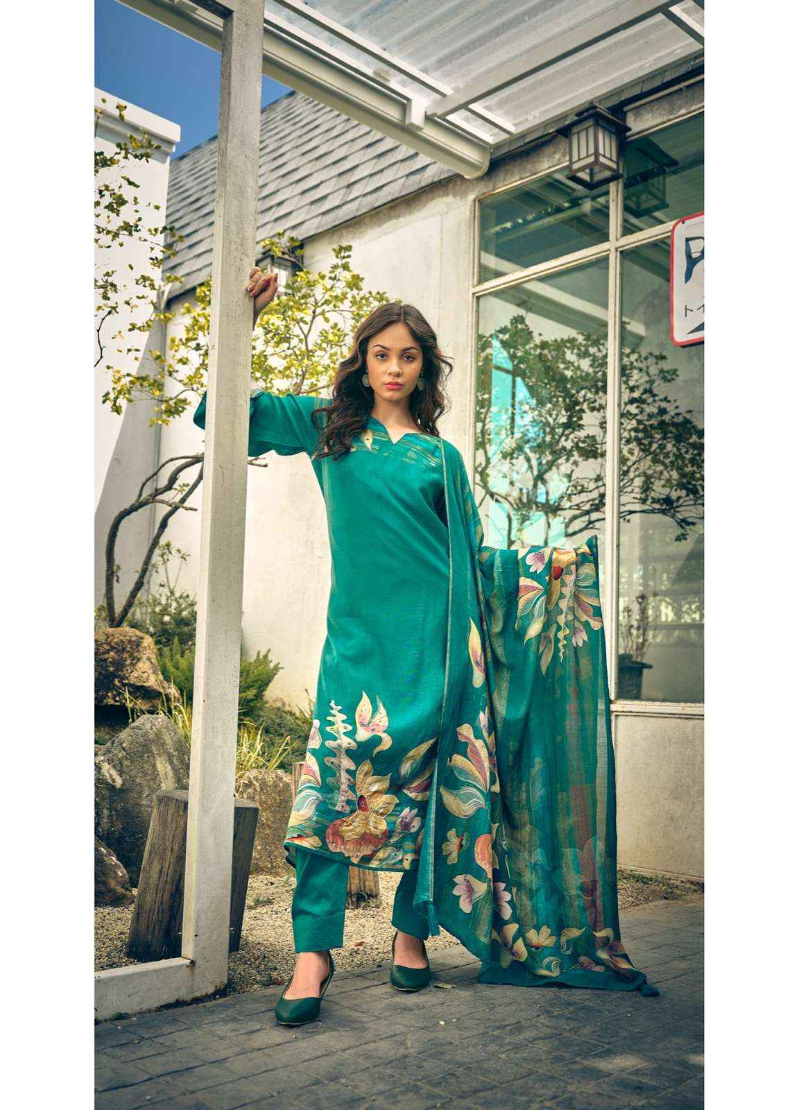 Sadhana Fashion Minerva Muslin Silk Dress Material 8 pcs Catalogue