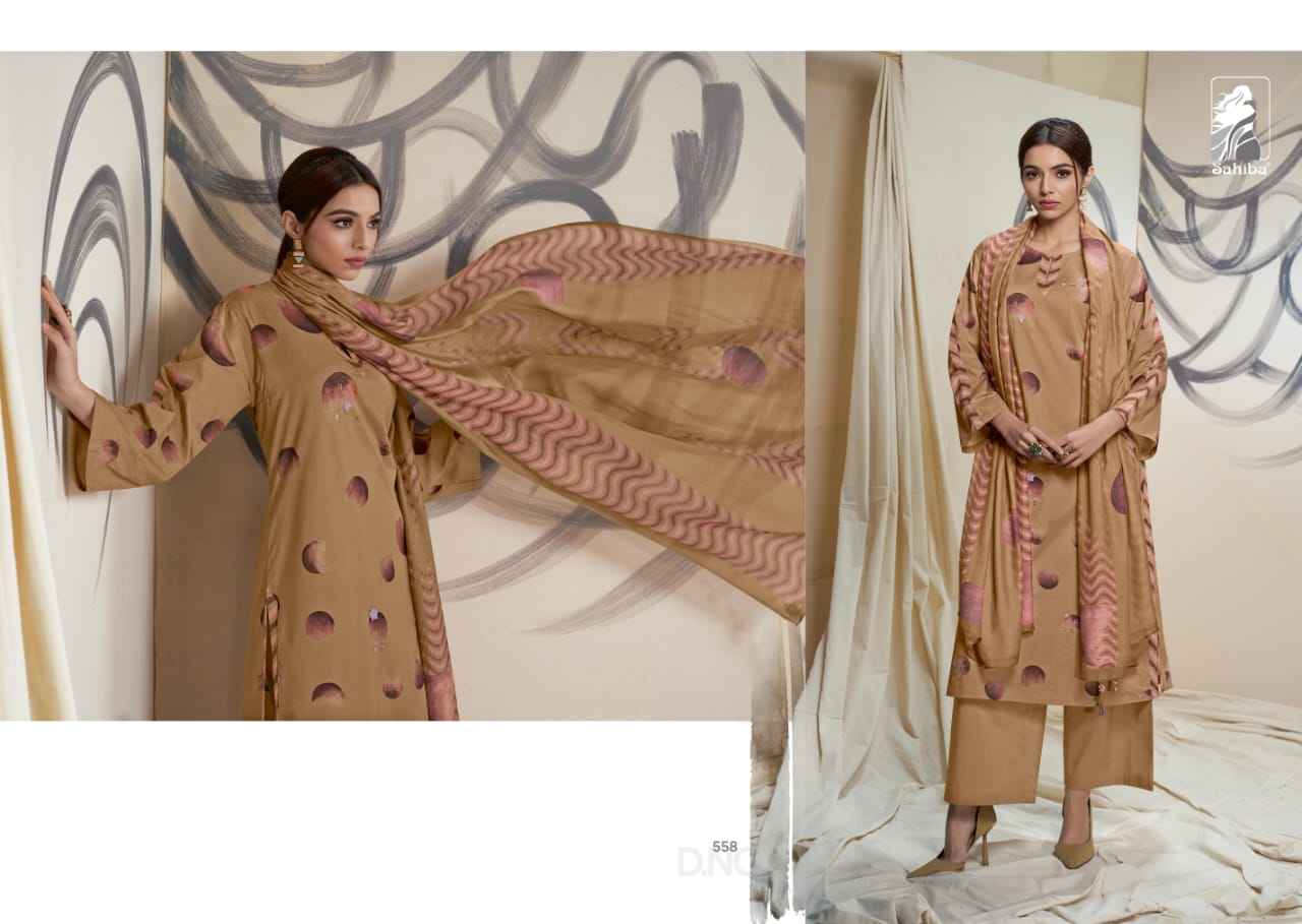 Sahiba Bhoomi Pure Cotton Lawn Print Dress Material (6 Pc Catalog)