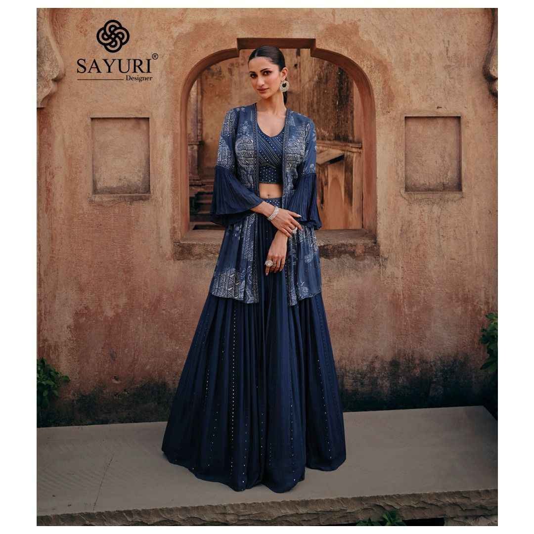 Sayuri Designer Shezadi Readymade Chinon Silk Dress 3 pcs Catalogue
