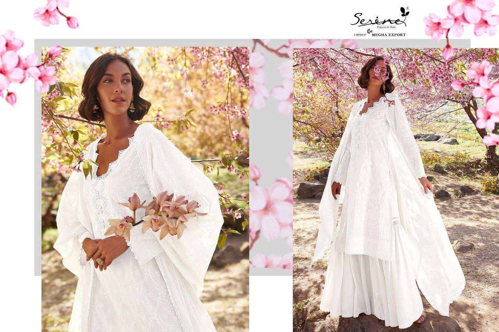 Serine Lawnkari Lawn Cotton Dress Material 5 pcs Catalogue