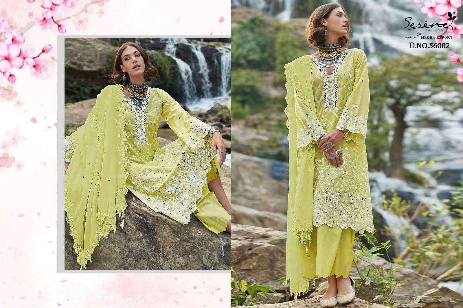 Serine Lawnkari Lawn Cotton Dress Material 5 pcs Catalogue