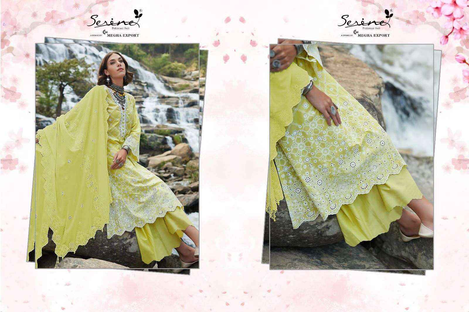 Serine Lawnkari Lawn Cotton Dress Material 5 pcs Catalogue