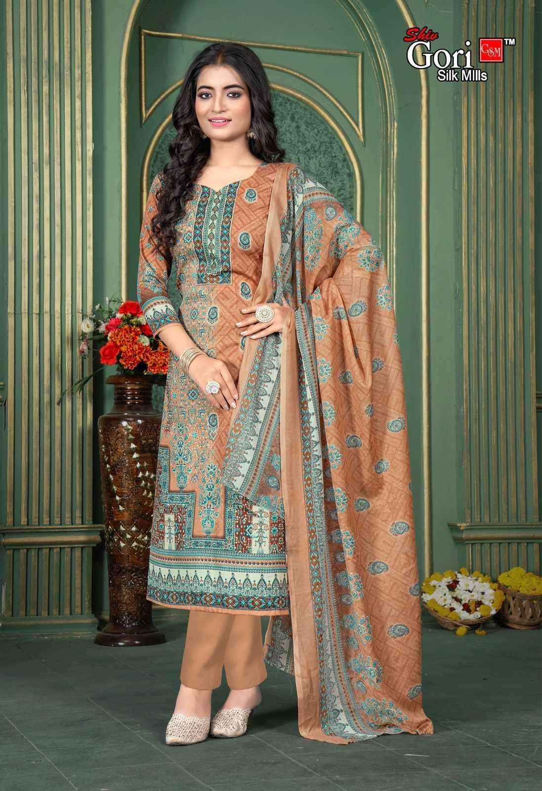 Shiv Gori Pakizaa Vol 19 Cotton Dress Material 12 pcs Catalogue