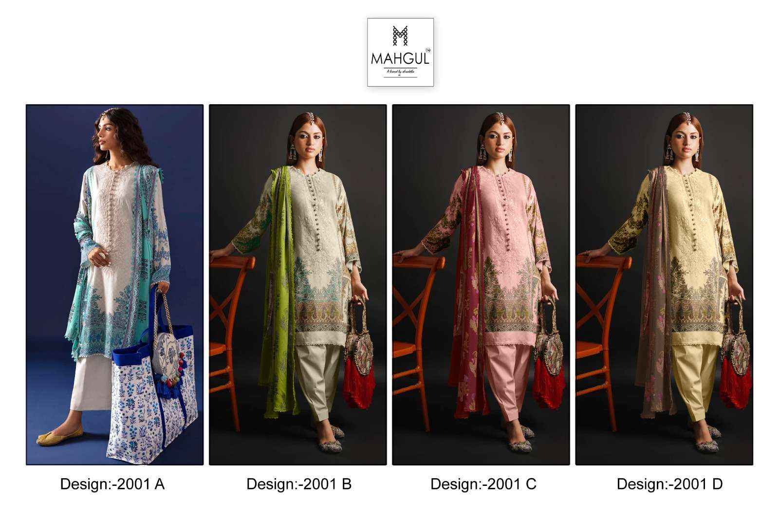 Shraddha Designer Bin Saeed Vol 2 Lawn Cotton Dress Material 4 pcs Catalogue