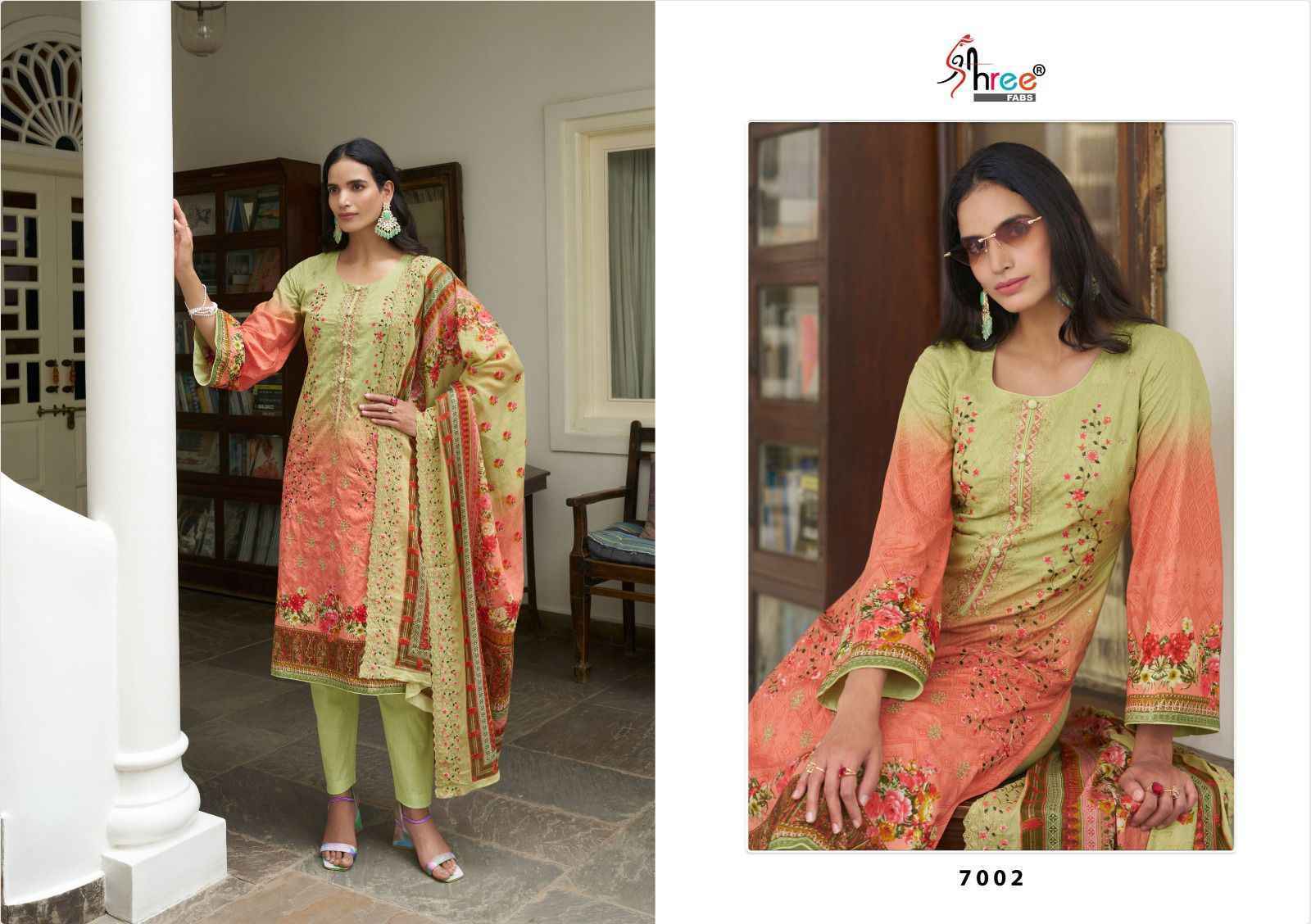 Shree Fabs Bin Saeed Lawn Collection Vol 7 Readymade Lawn Cotton Dress 6 pcs Catalogue