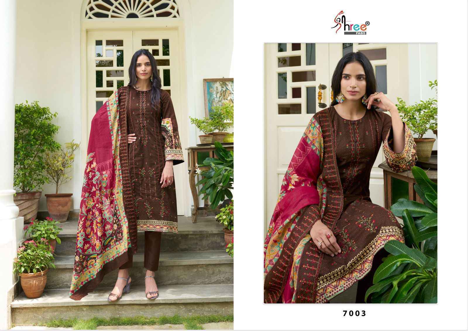 Shree Fabs Bin Saeed Lawn Collection Vol 7 Readymade Lawn Cotton Dress 6 pcs Catalogue