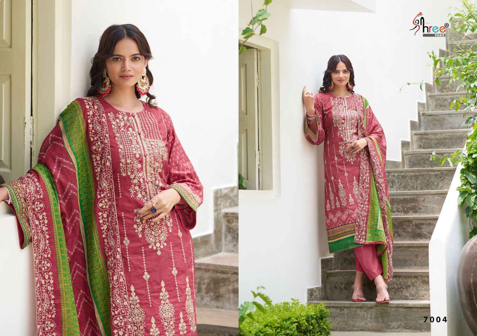 Shree Fabs Bin Saeed Lawn Collection Vol 7 Readymade Lawn Cotton Dress 6 pcs Catalogue