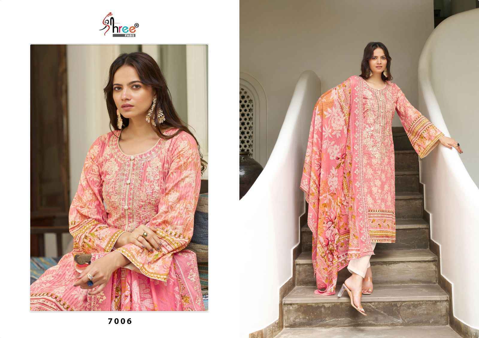Shree Fabs Bin Saeed Lawn Collection Vol 7 Readymade Lawn Cotton Dress 6 pcs Catalogue