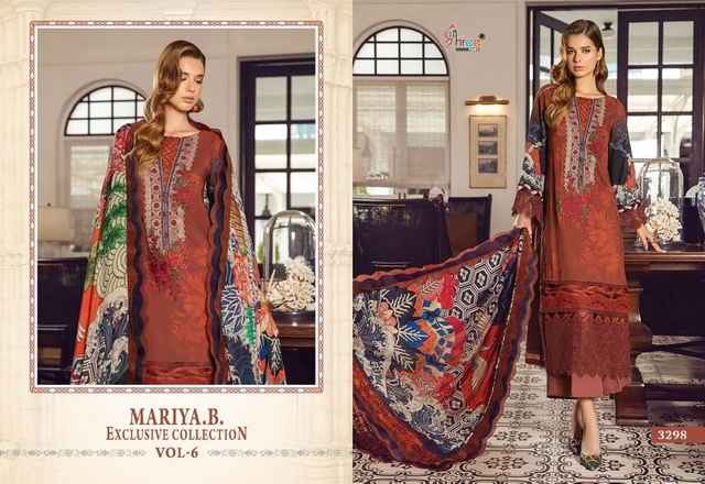 Shree Fabs Mariya B Vol 6 Rayon Cotton Dress Material 8 pcs Catalogue