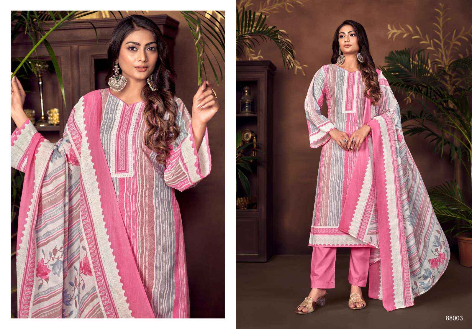 Skt Adhira Vol 6 Cotton Dress Material 8 pcs Catalogue