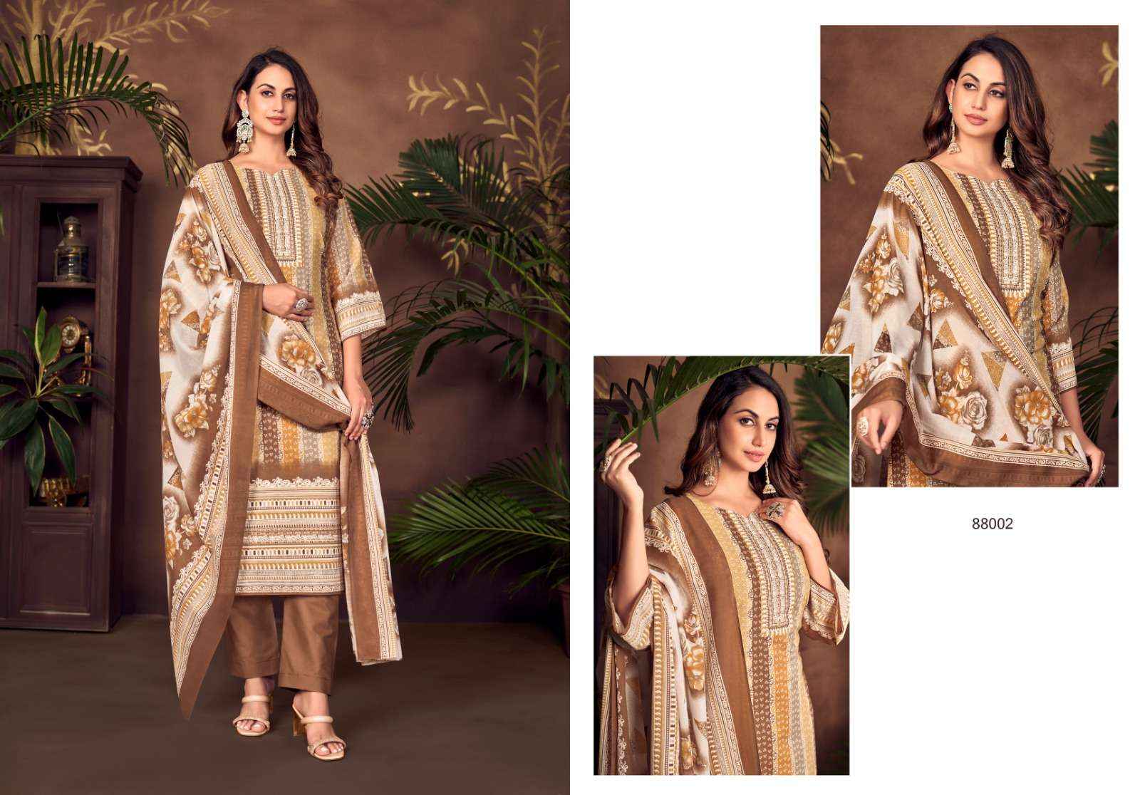 Skt Adhira Vol 6 Cotton Dress Material 8 pcs Catalogue