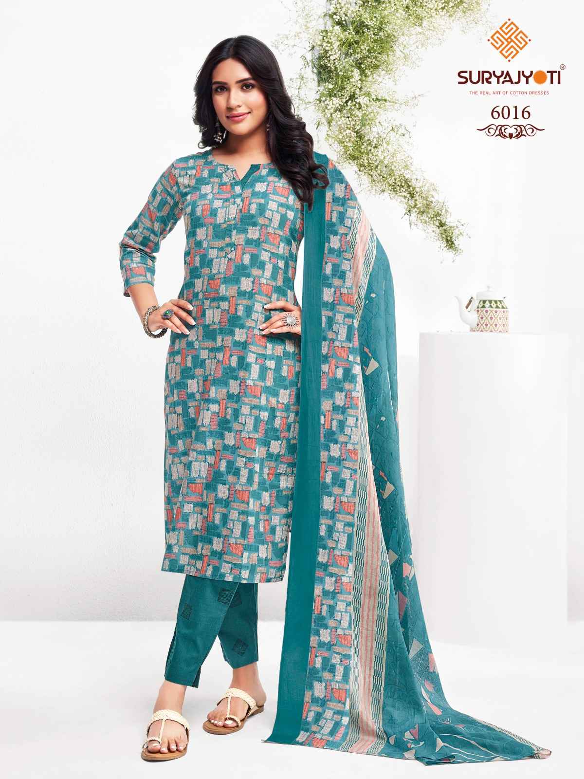 Suryajyoti Trendy Cotton Vol 60 Cotton Dress Material Wholesale Online Mumbai