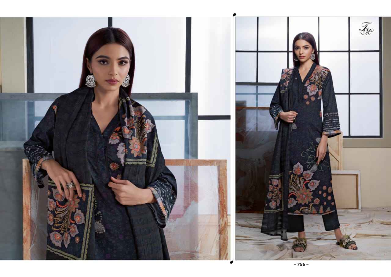 T & M Global Citizen Moscos Cotton Dress Material (6 Pc Catalog)