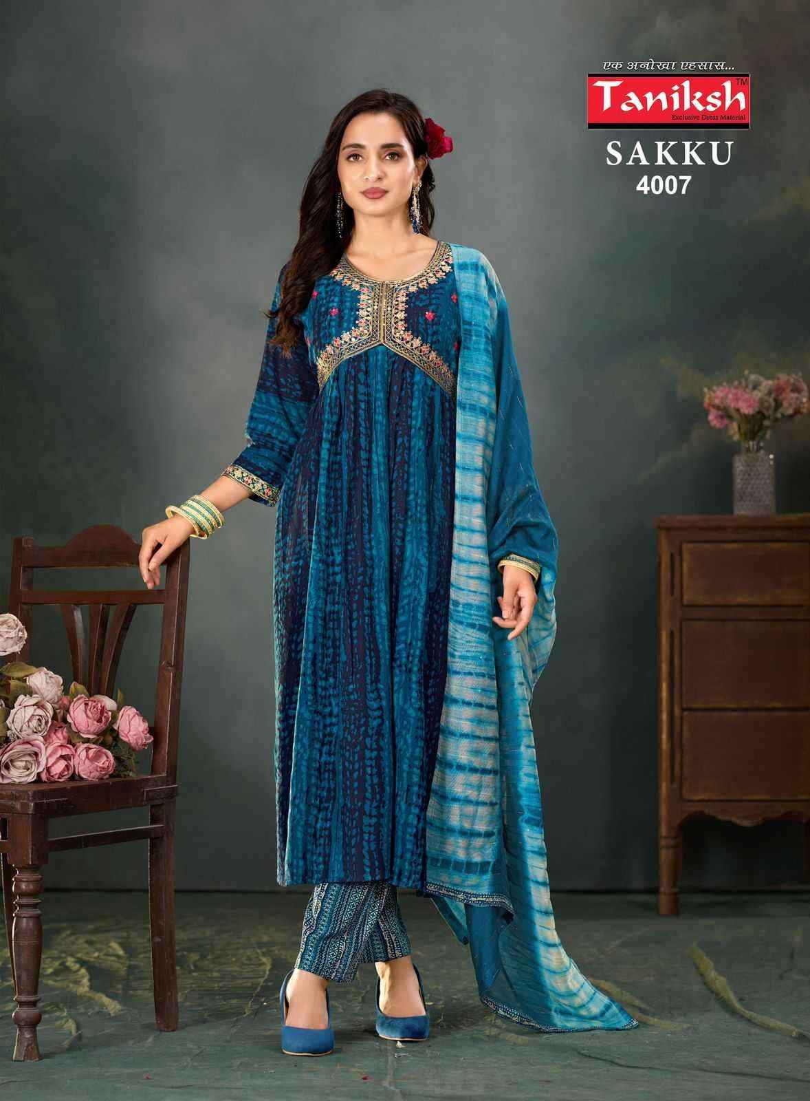 Taniksh Sakku Vol 4 Rayon Kurti Combo 8 pcs Catalogue