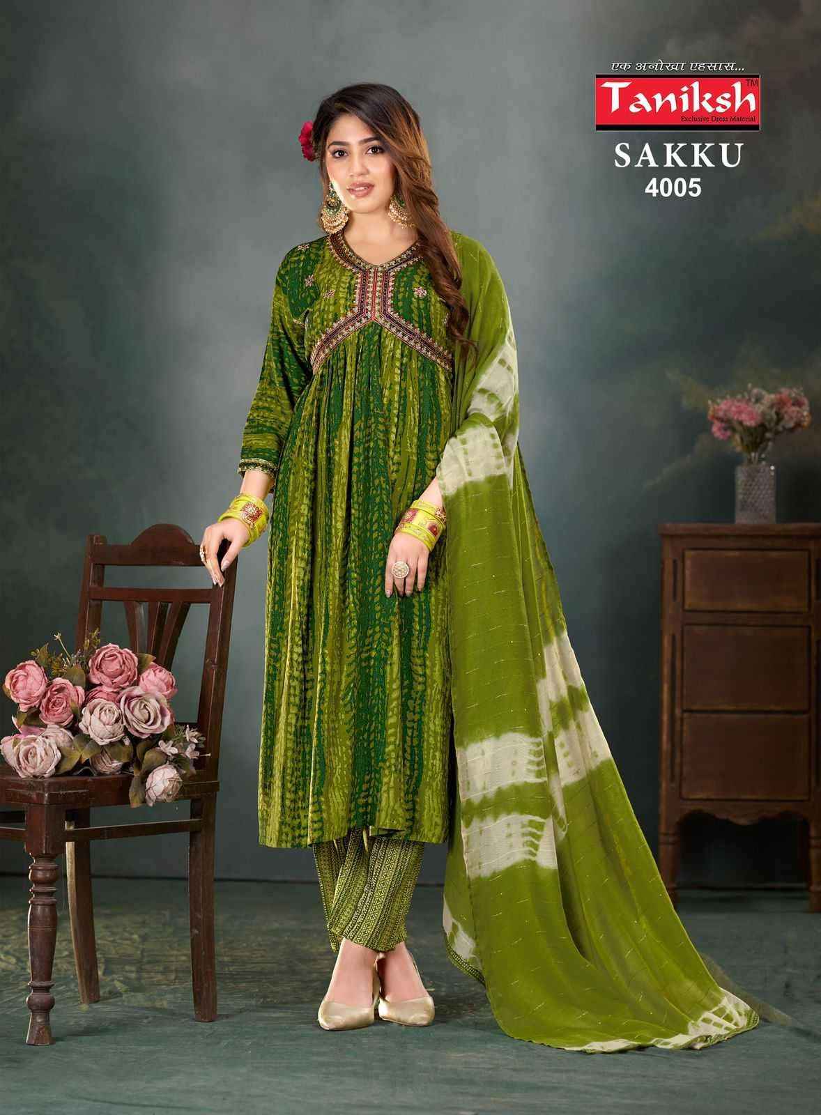 Taniksh Sakku Vol 4 Rayon Kurti Combo 8 pcs Catalogue
