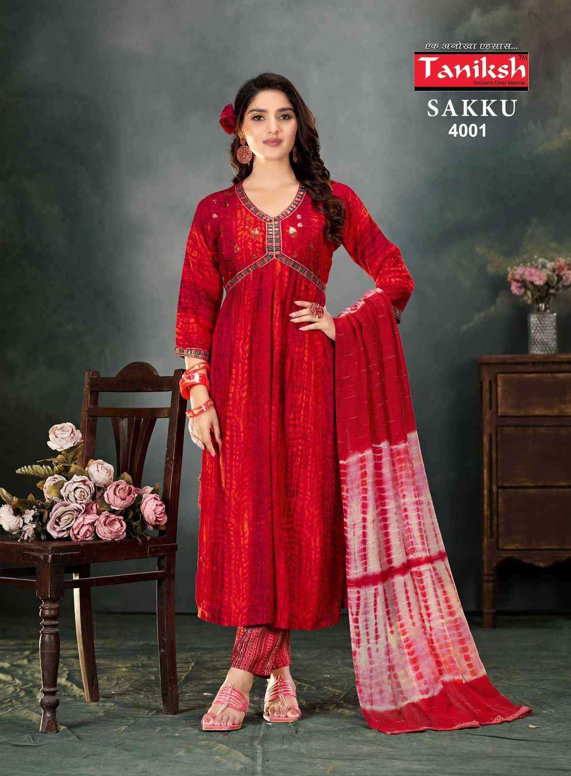 Taniksh Sakku Vol 4 Rayon Kurti Combo 8 pcs Catalogue