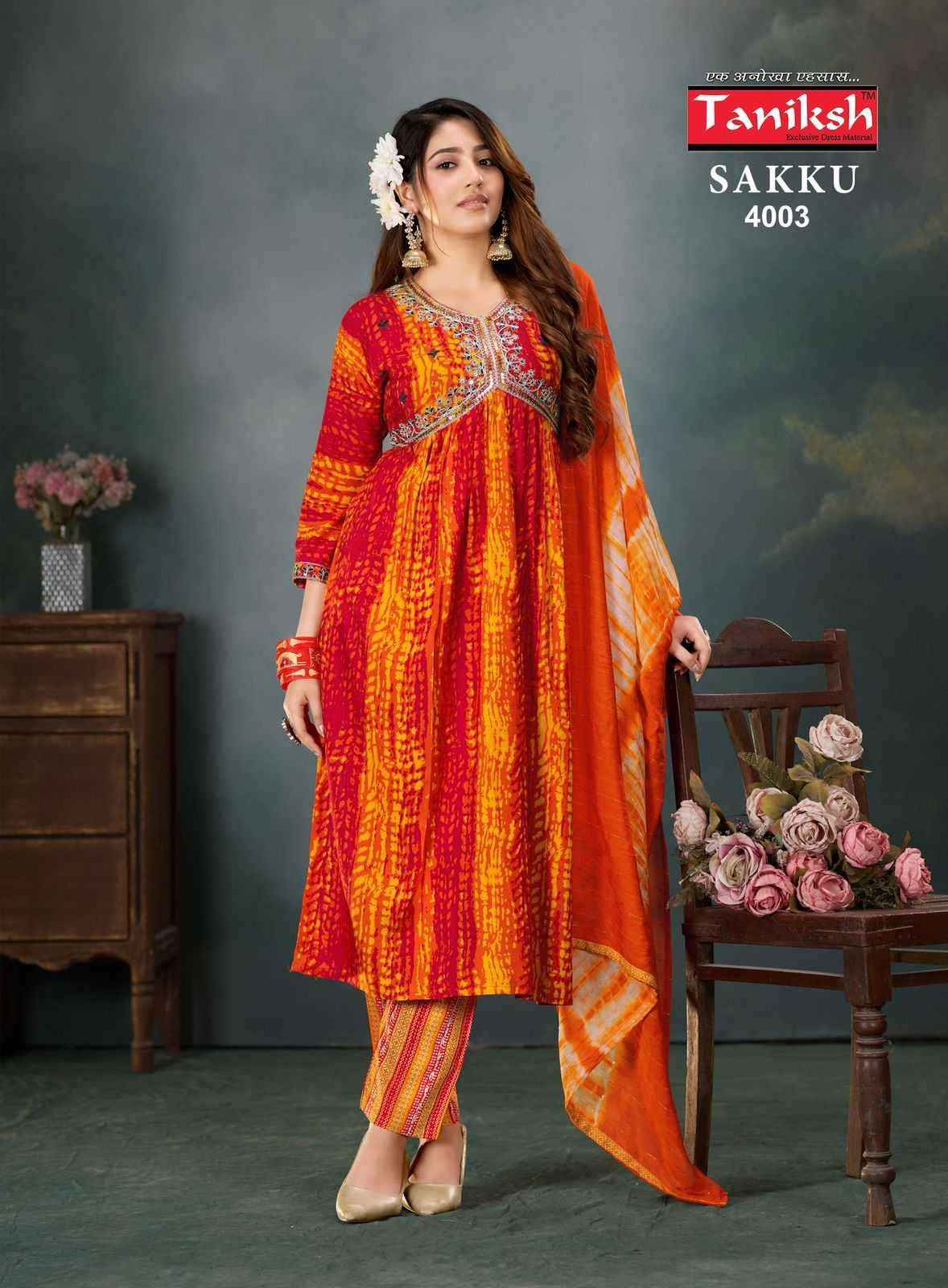 Taniksh Sakku Vol 4 Rayon Kurti Combo 8 pcs Catalogue