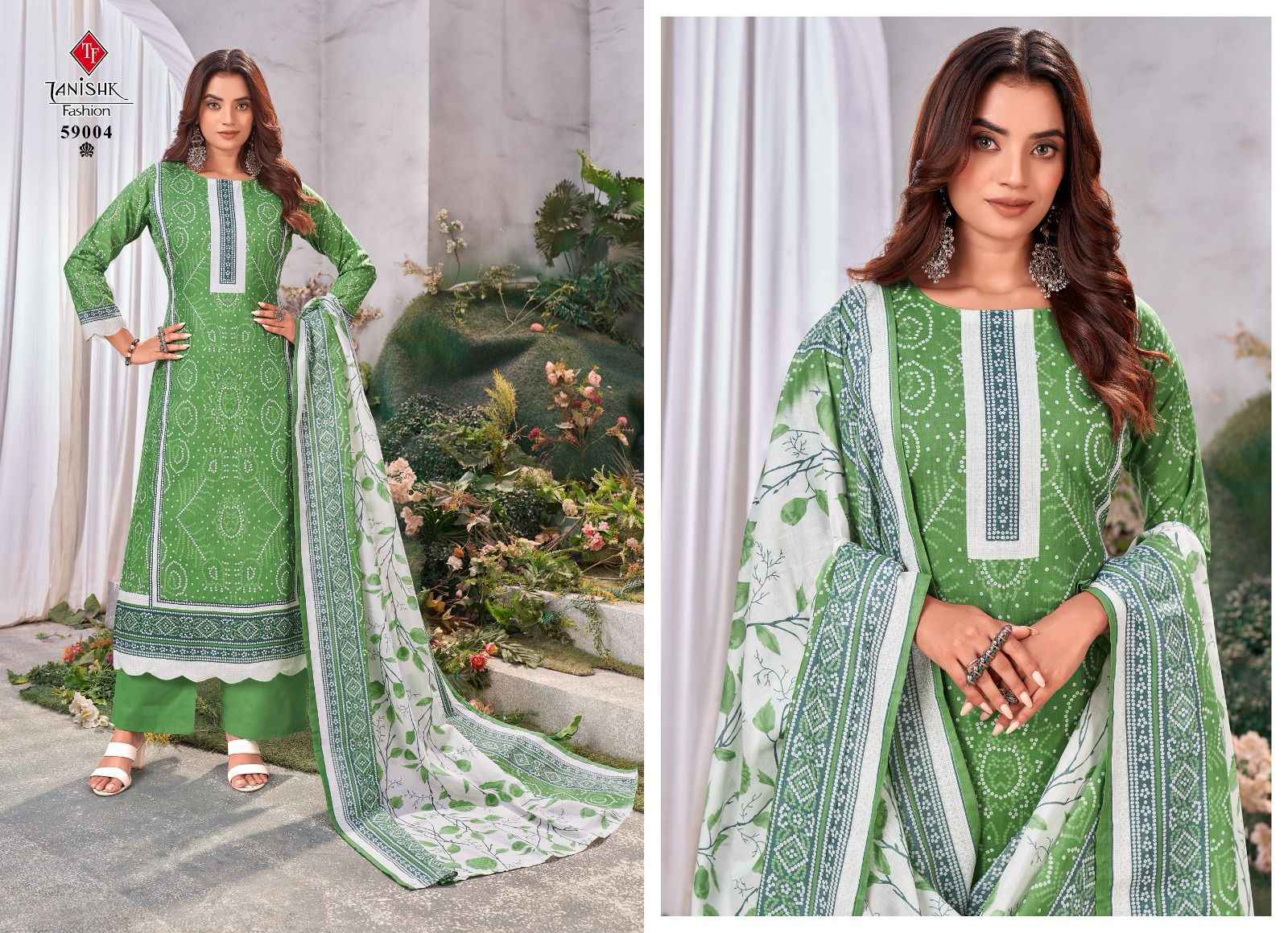 Tanishk Fashion Gazal Pure Lawn Cotton Dress Material (8 Pc Catalog)