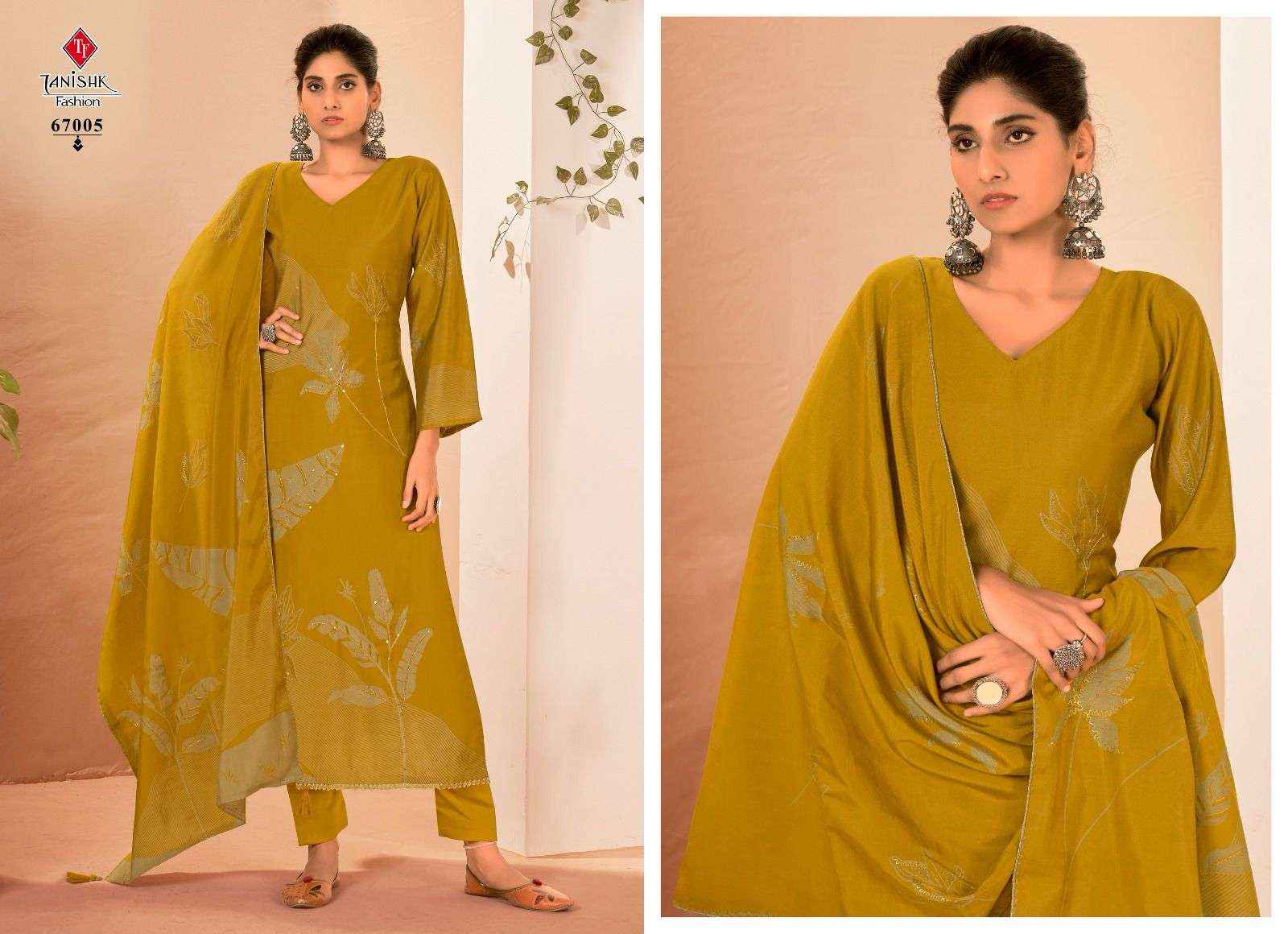 Tanishk Fashion Koral Viscose Dress Material 6 pcs Catalogue