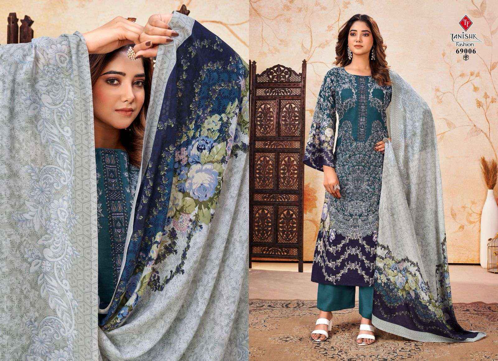 Tanishk Fashion Nayra Vol 2 Cotton Dress Material 8 pcs Catalogue