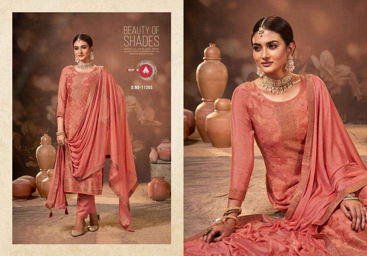 Triple A Payal Vol 3 Muslin Dress Material 6 pcs Catalogue