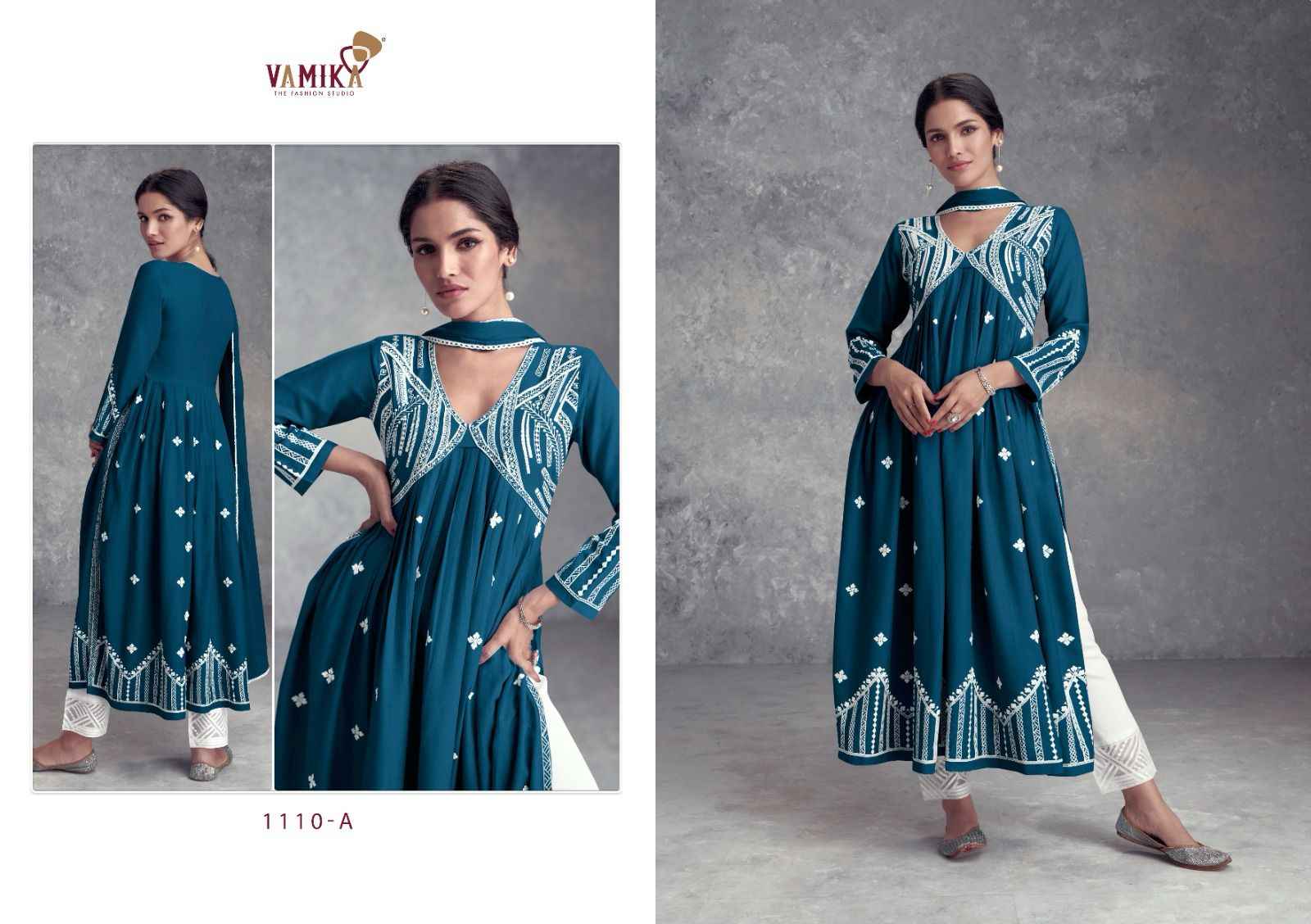 Vamika Aadhira Vol 8 Readymade Reyon Dress 5 pcs Catalogue