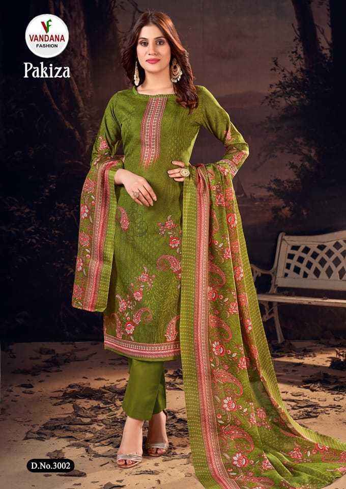 Vandana Pakiza Vol 3 Cotton Dress Material 10 pcs Catalogue