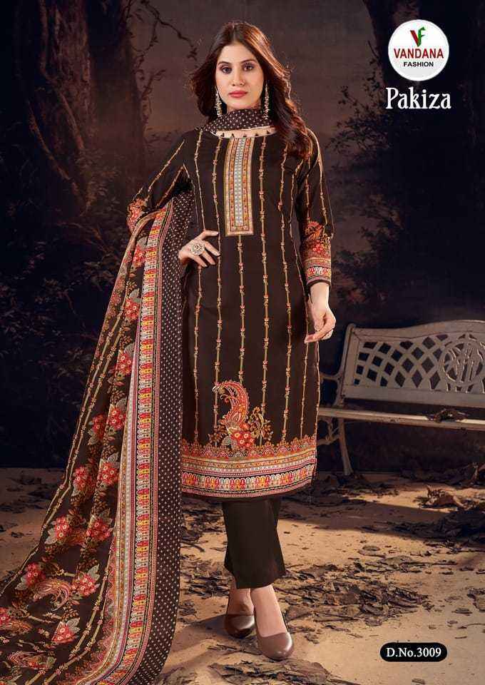 Vandana Pakiza Vol 3 Cotton Dress Material 10 pcs Catalogue