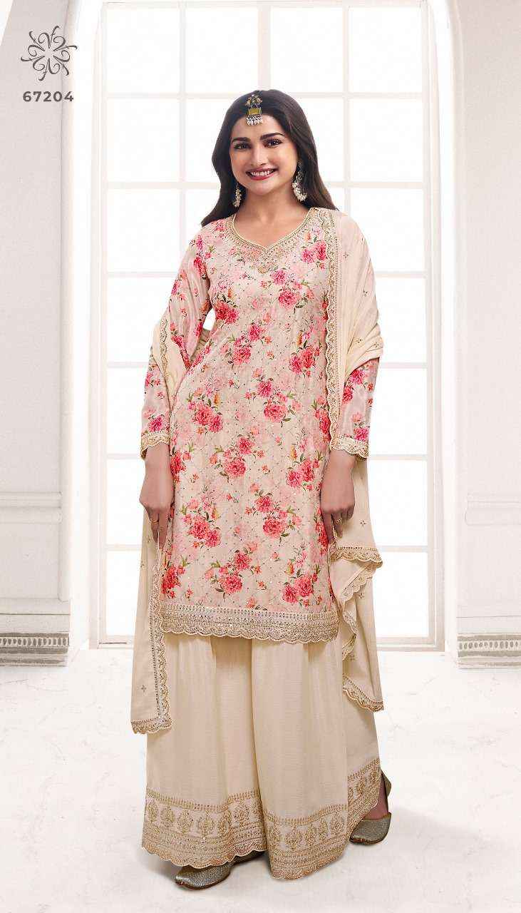 Vinay Kuleesh Sneh Heavy Embroidered Dress Material (6 Pc Catalog)