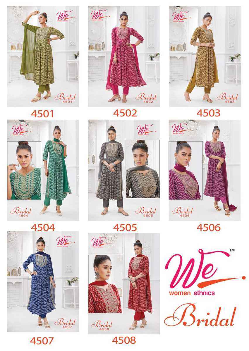 We Bridal Rayon Kurti Combo 8 pcs Catalogue