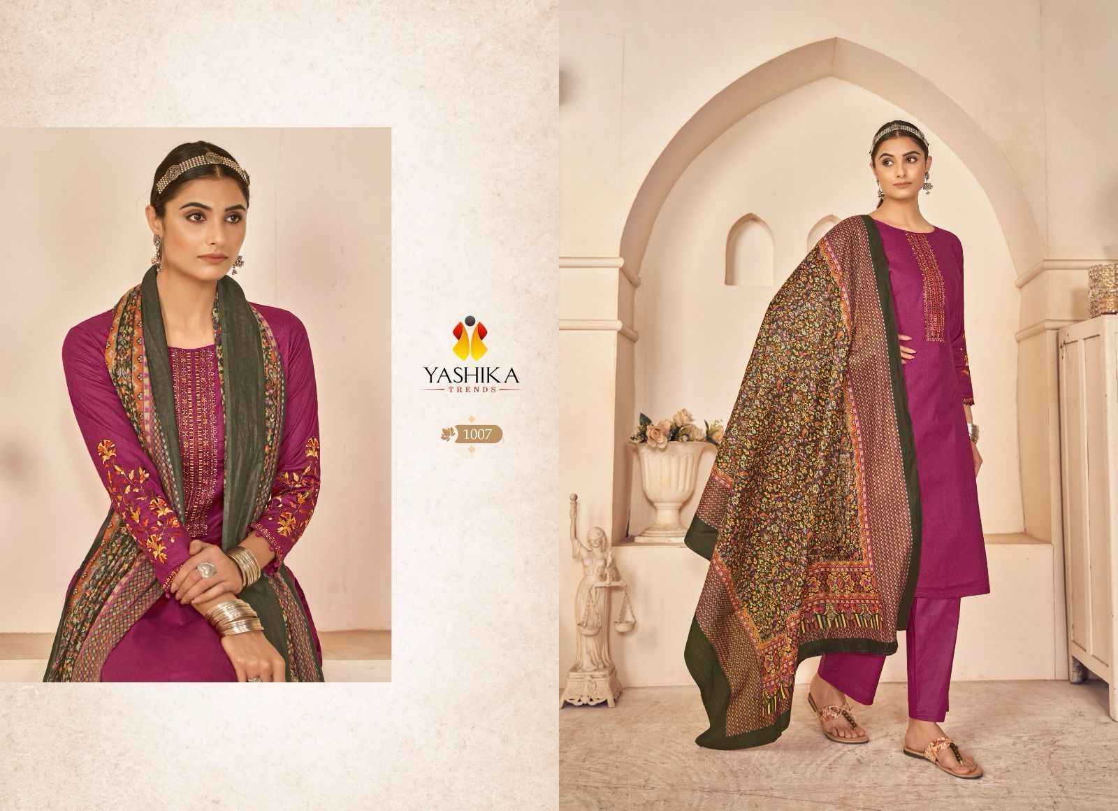 Yashika Trends Sehar Cotton Dress Material 8 pcs Catalogue