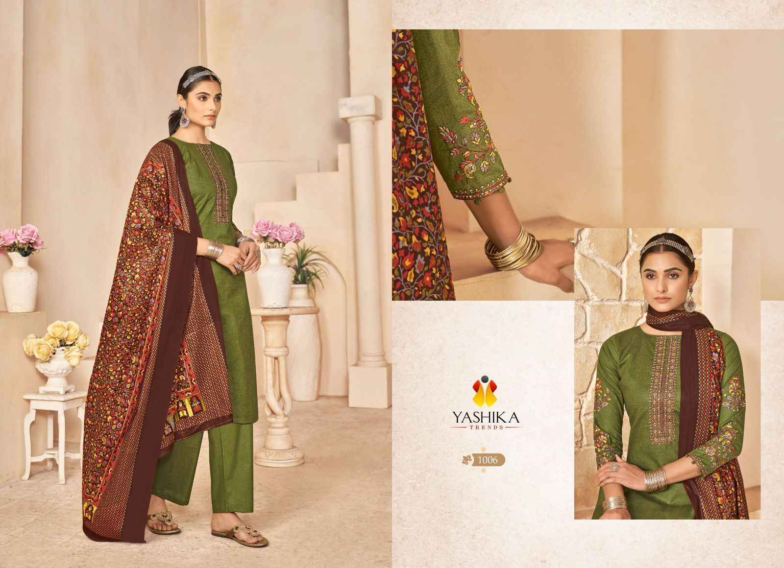 Yashika Trends Sehar Cotton Dress Material 8 pcs Catalogue