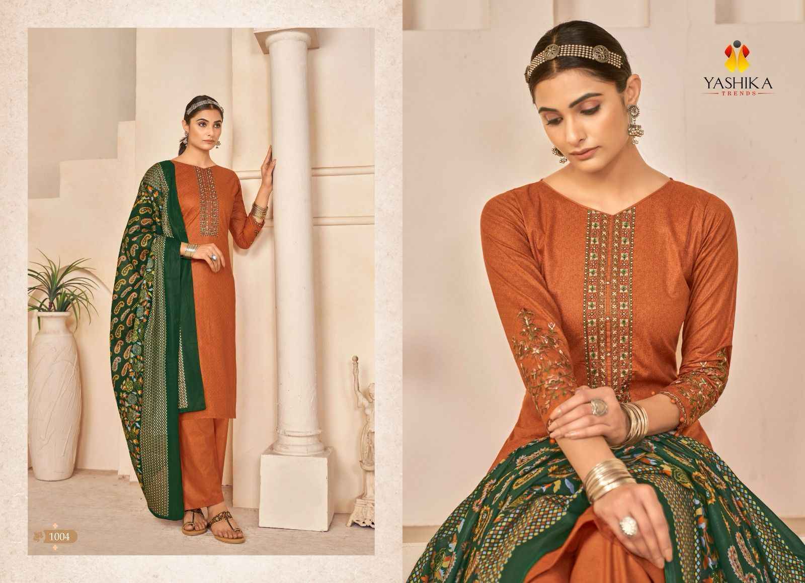 Yashika Trends Sehar Cotton Dress Material 8 pcs Catalogue