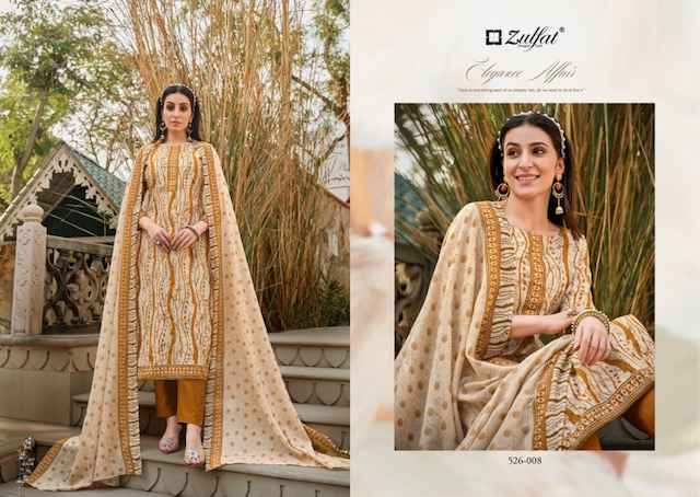 Zulfat Baani Cotton Dress Material 8 pcs Catalogue