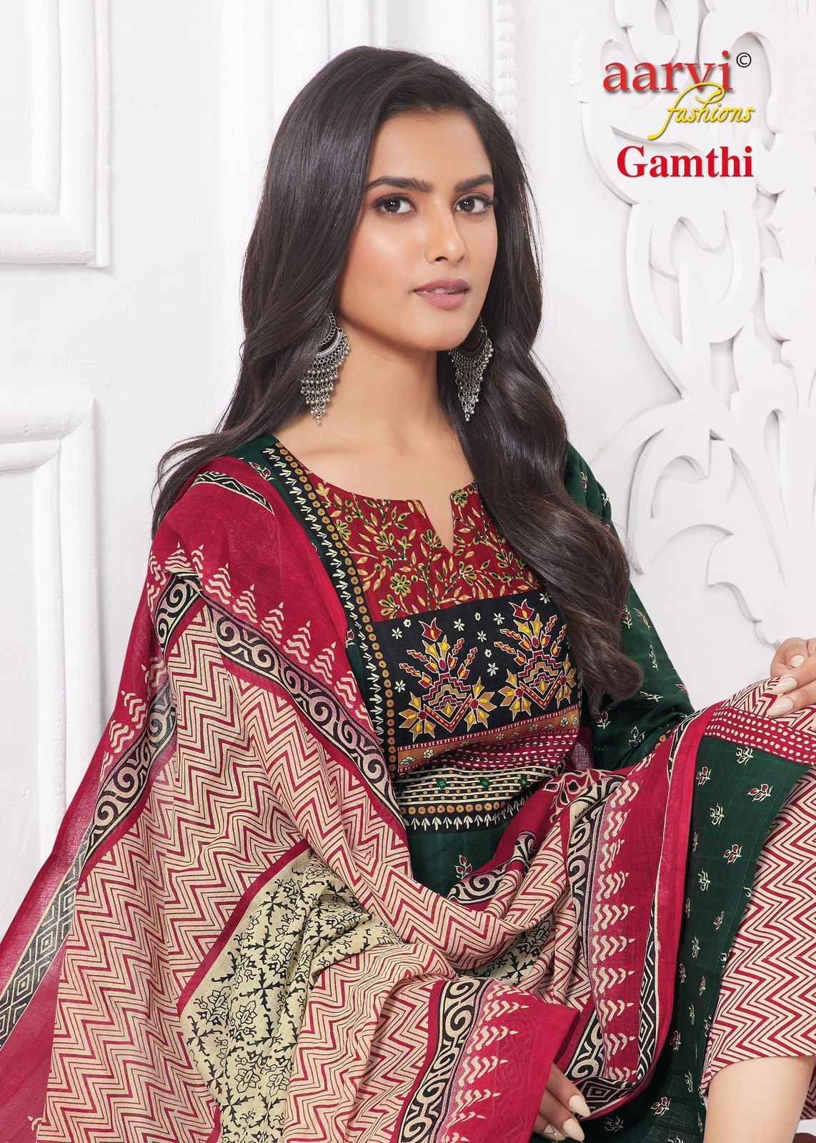 Aarvi Fashion Gamthi Vol-4 Cotton Radymade Suit (10 pcs Catalogue)