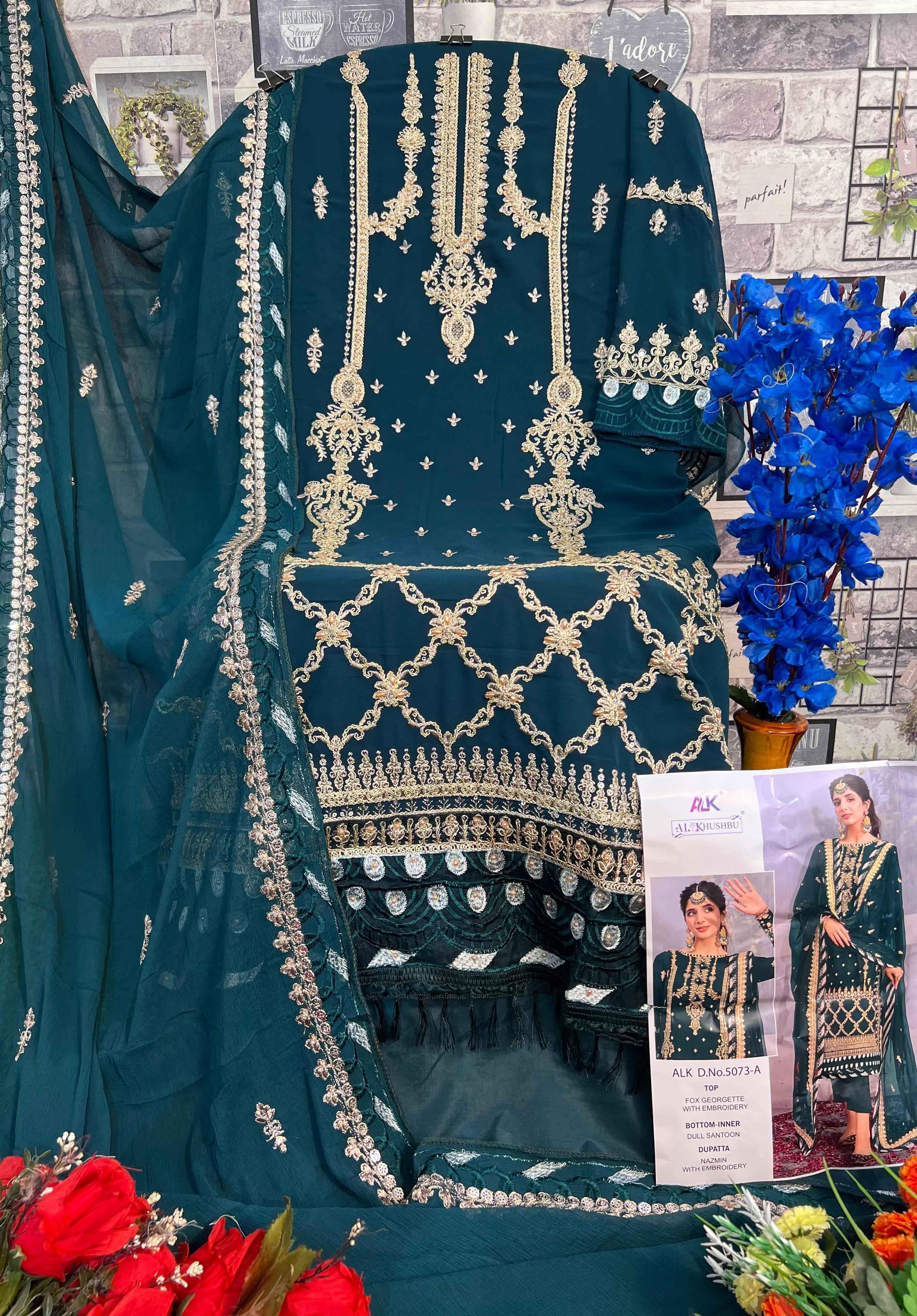 AL_Khushbu Amala Vol-1 Georgette Dress Material (3 Pc Catalog)