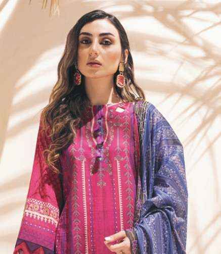 Al Zohaib Colors Lawn Cotton Dress Material 15 pcs Catalogue