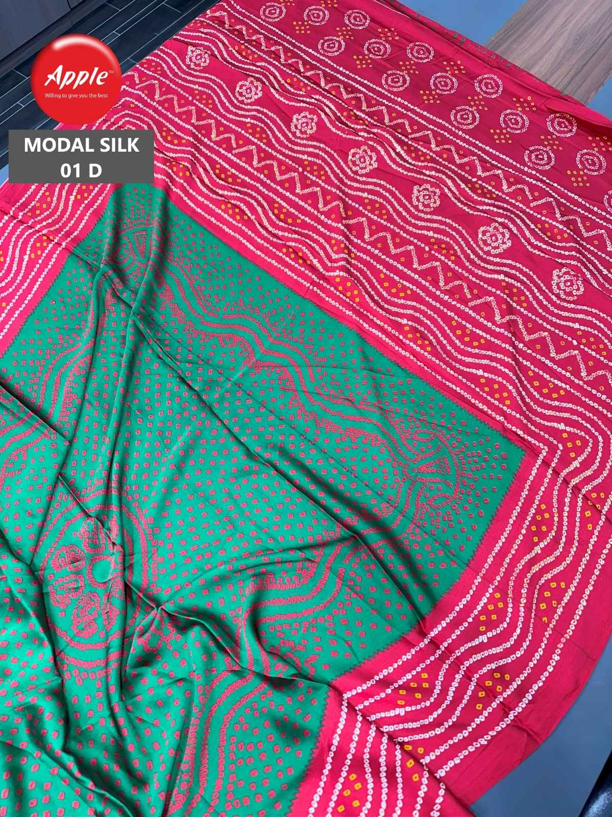 Apple Modal Silk Vol -01 Modal Silk Saree (5 Pc Catalog)