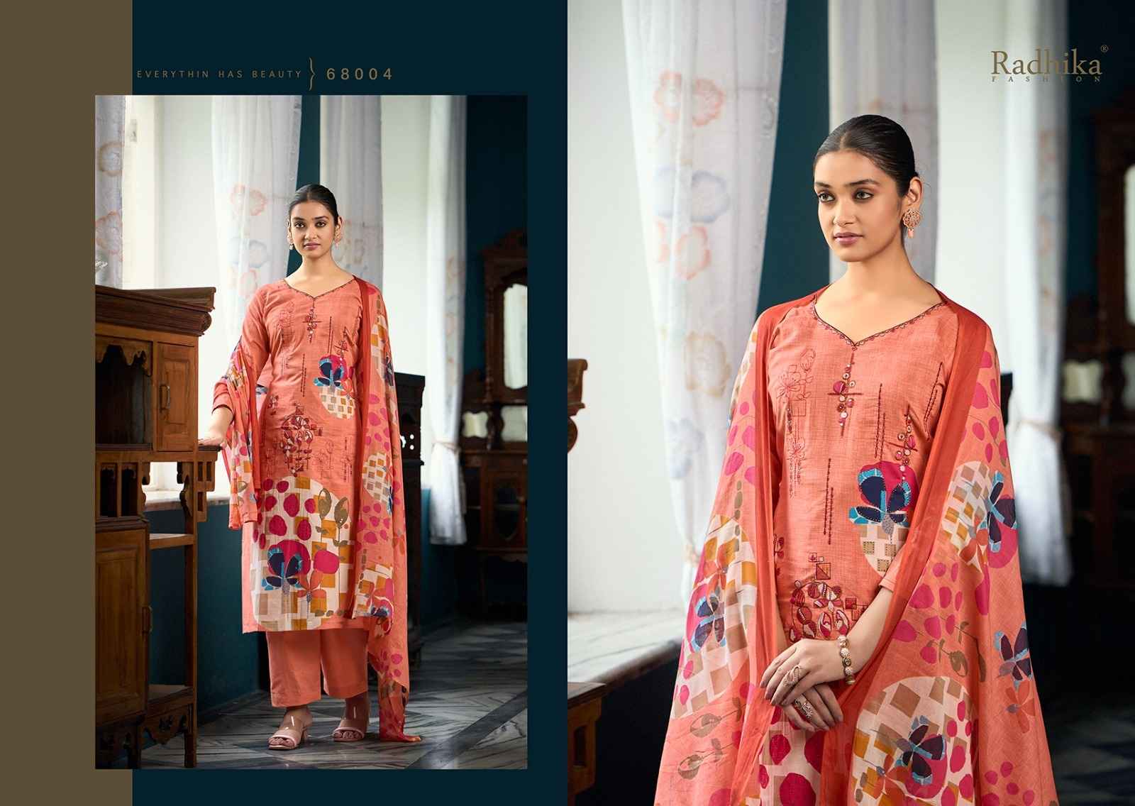 Azara Meera Cotton Dress Material 8 pcs Catalogue