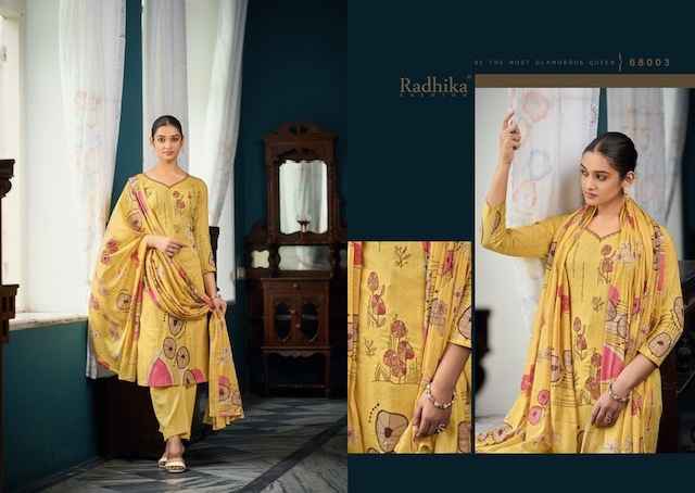 Azara Meera Cotton Dress Material 8 pcs Catalogue