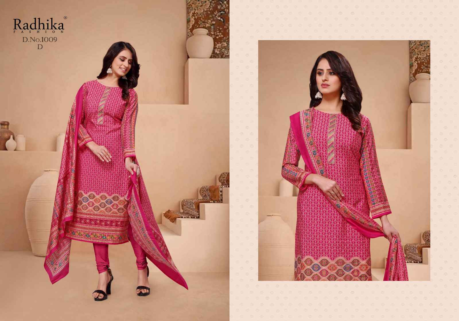 Azara Silk Beauty Modal Muslin Dress Material (4 pcs Catalogue)