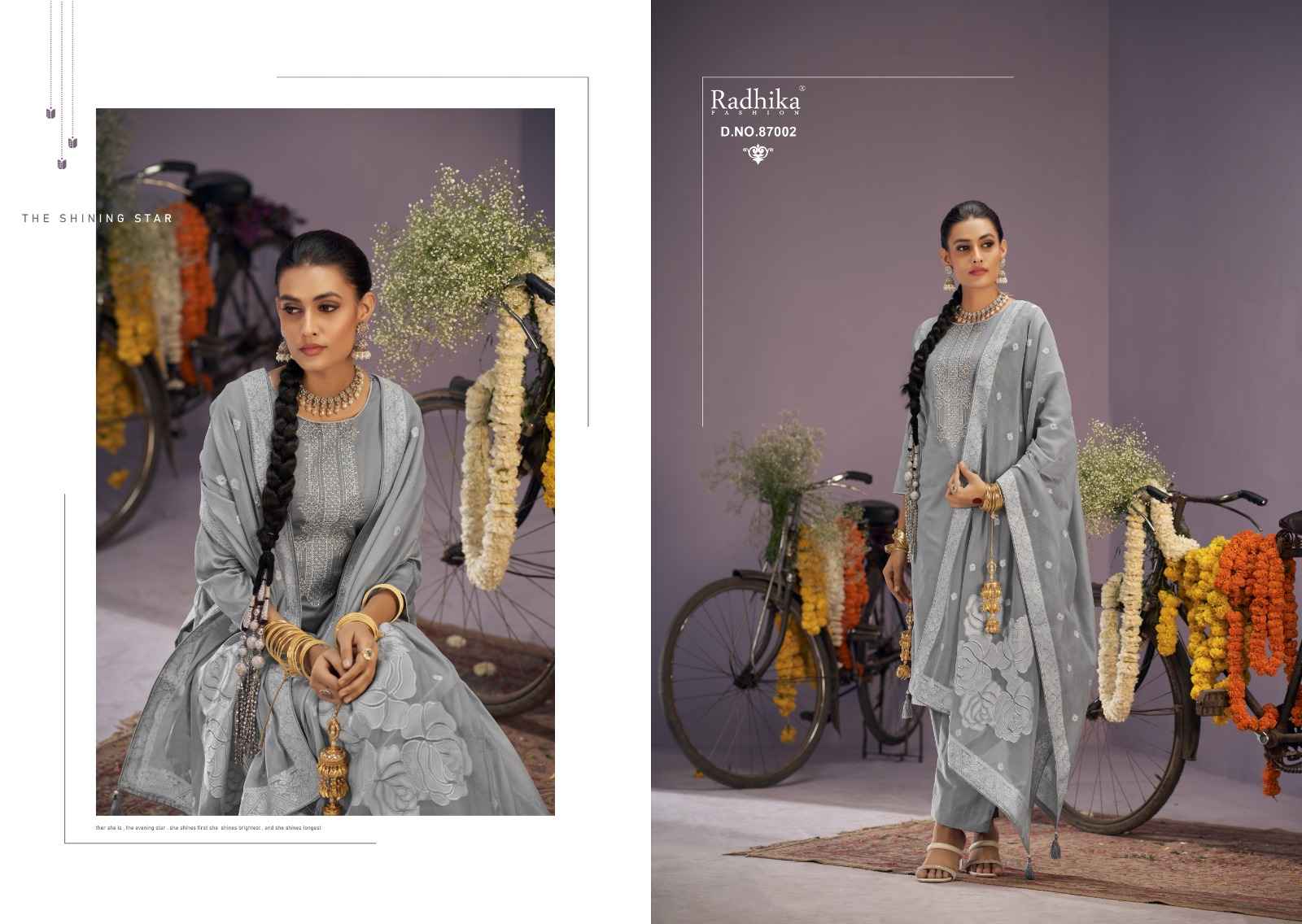 Azara सायकल Zam Cotton Dress Material (6 pcs Catalogue)