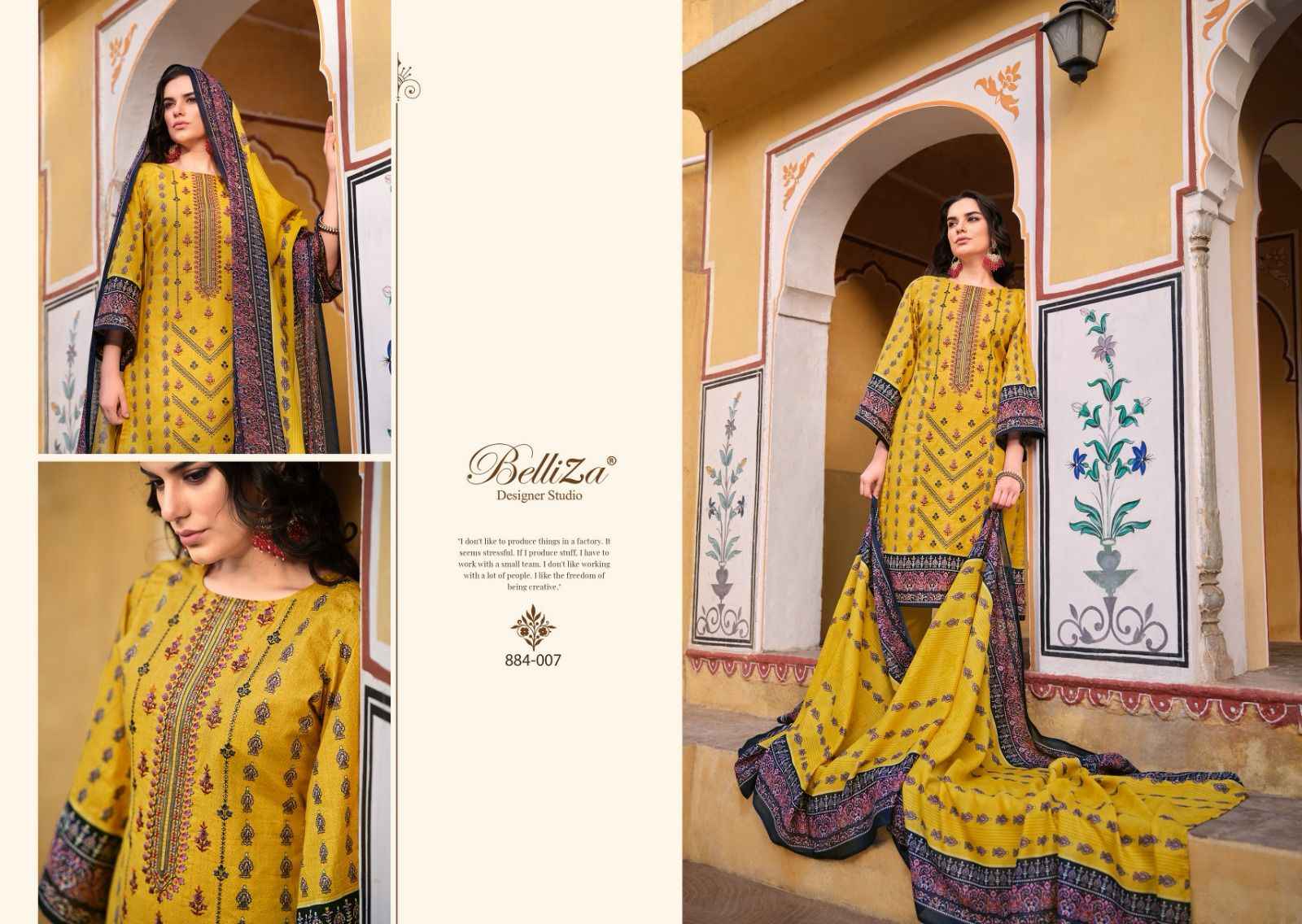 Belliza Bin Saeed Vol 3 Cotton Dress Material Wholesale Online Mumbai