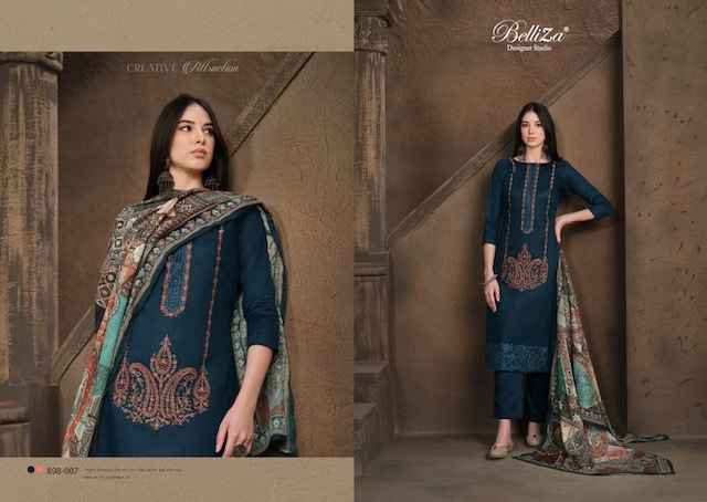 Belliza Jashn E Ishq Vol 4 Jam Cotton Dress Material 8 pcs Catalogue