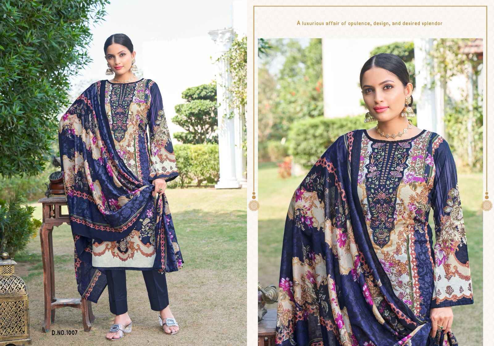 Chaan Taari Naira Pakistani Print Pure Cotton Dress Material Wholesale Online Mumbai