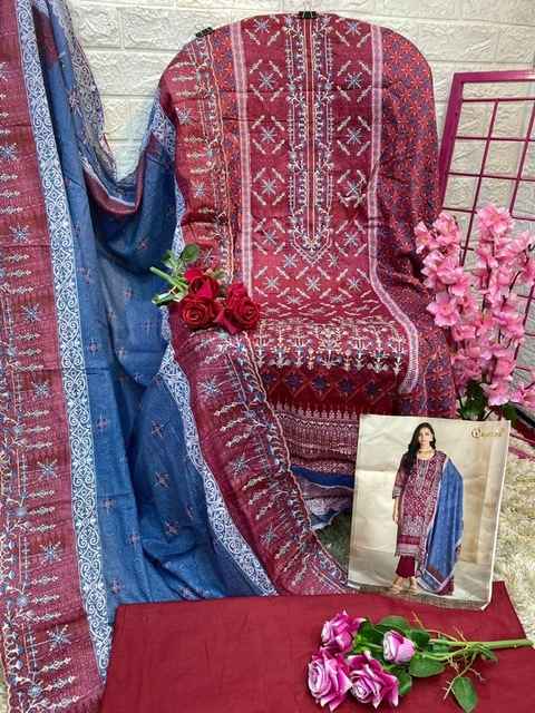 Cosmos Bin Saeed Vol 1 Cotton Dress Material 10 pcs Catalogue